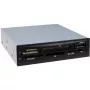 Inter-Tech Nitrox Multi Card Reader CI-02 - Leitor de cartões - 8,9 cm (3,5 polegadas) (CF I, CF II, MS, MS PRO, Microdrive, MMC, SD, MS Duo, xD, MS PRO Duo, TransFlash, microSD, SDHC, MS Micro)