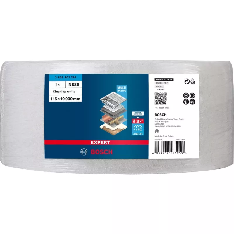 Bosch 2 608 901 226 acessório de lixagem manual rolo de limpeza 1 unidade