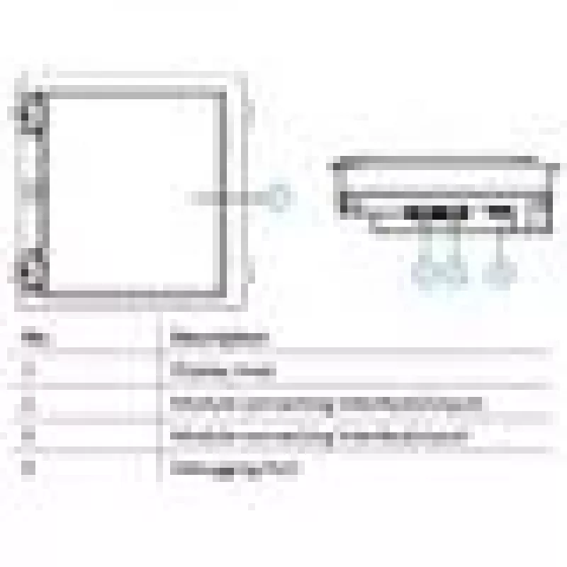 Ecrã Hikvision DS-KD-INFO