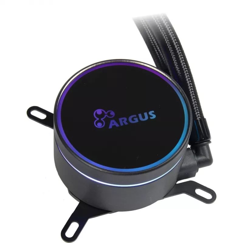 Refrigeração líquida tudo-em-um Inter-Tech LC-120 RGB 12 cm preto