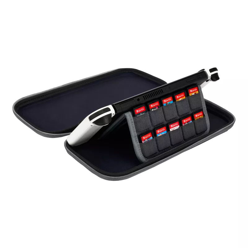 Power A NSCS0087-01, capa, Nintendo, preto, cinzento, branco, feltro, Nintendo Switch, Nintendo Switch Lite, resistente a riscos