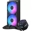 Refrigerador líquido para CPU Cooler Master MasterLiquid 240 Atmos II — radiador de 240 mm, ventoinha VRM, RGB