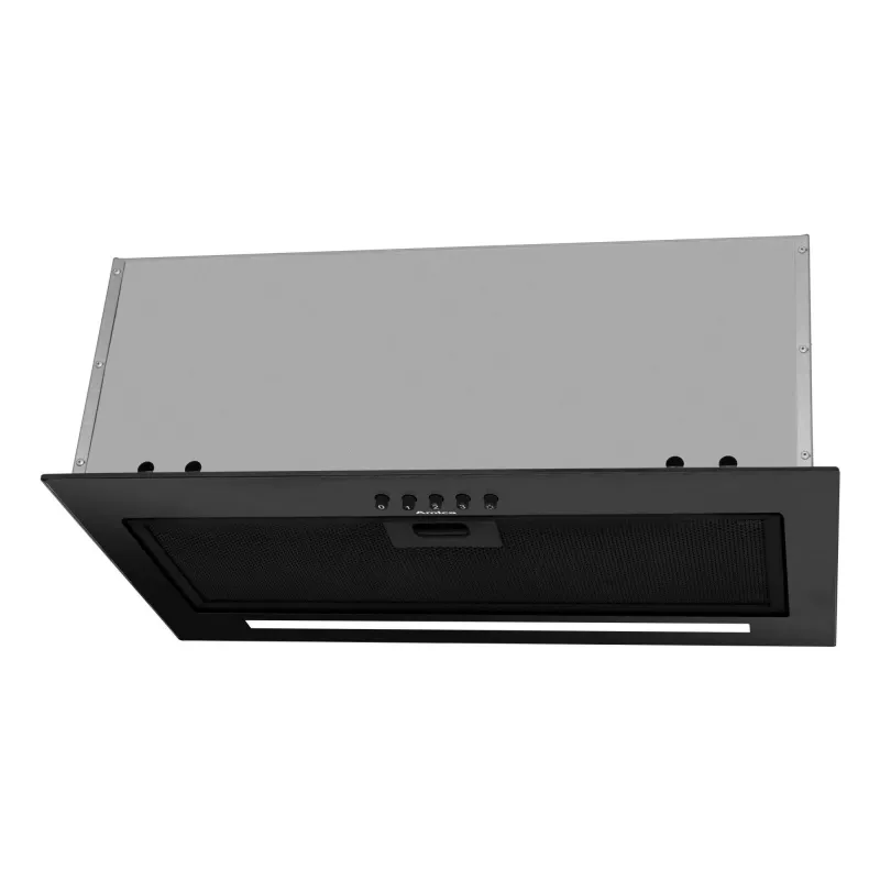 Amica OMC6271B exaustor de encastrar, 55 cm, 176 m3/h, 65 dB, 3 velocidades, iluminação LED, preto