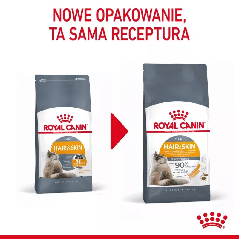 ROYAL CANIN Hair&Skin Care Adult - ração seca para gatos - 400g