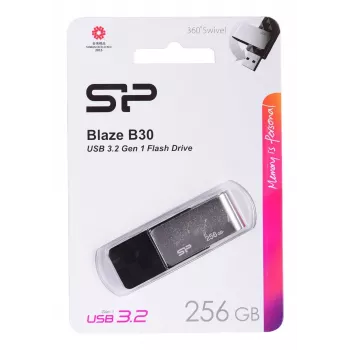 Pen drive Silicon Power 256GB USB Type-A 3.2 Gen 1 Blaze B30