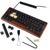 Teclado Sharkoon 100068100 Office USB QWERTZ alemão madeira 61 teclas RGB LED