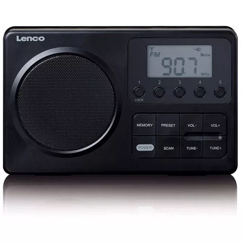 Lenco MPR-035BK rádio, preto