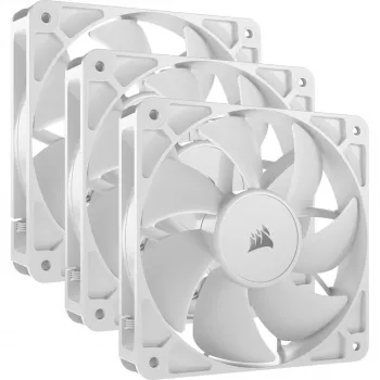 Corsair RS120 PWM ventoinhas de caixa, pack de 3, 120 mm, branco, CO-9050193-WW