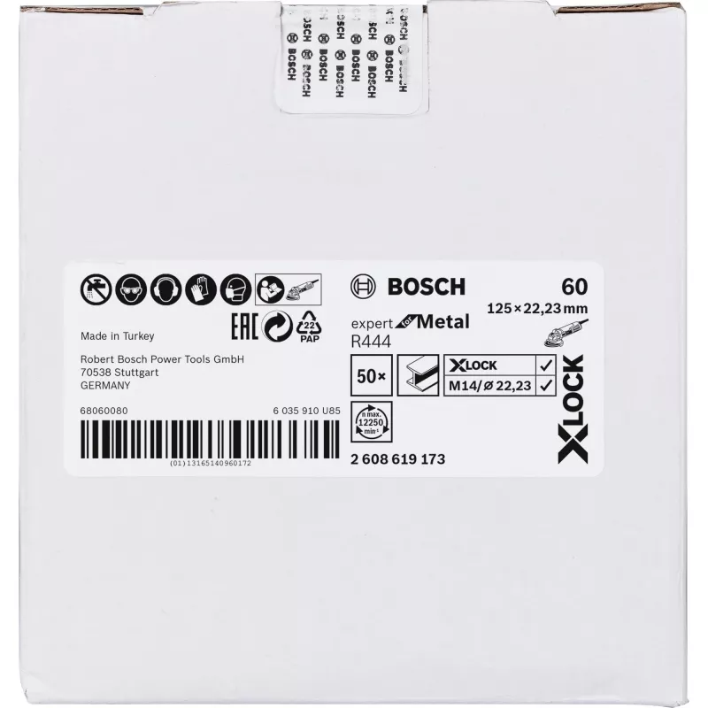 Bosch 2 608 619 173 acessório de lixar/esmerilar para ferramenta rotativa disco de lixa aço