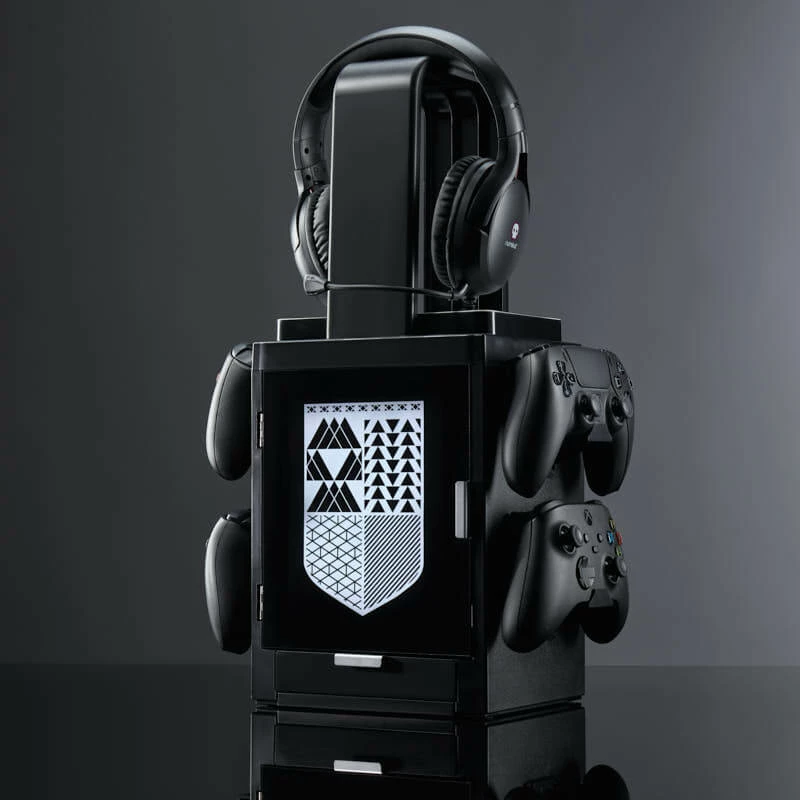 Suporte para jogos em disquete Numskull Games Xbox preto branco mate 1 unidade