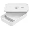 Recipiente para almoço ZWILLING FRESH & SAVE 1 l, plástico com vedação de silicone, cinzento/branco