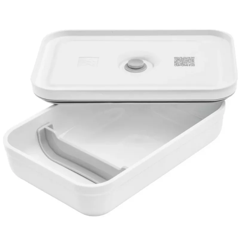 Recipiente para almoço ZWILLING FRESH & SAVE 1 l, plástico com vedação de silicone, cinzento/branco