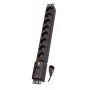 Régua de tomadas Lestar LZRM 810 BW com ligação IEC-320, cabo de 5,0 m