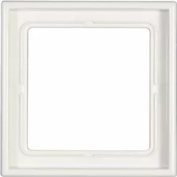 Tampa de placa de parede JUNG LS 981 WW branco Duroplast 81×81 mm