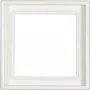 Tampa de placa de parede JUNG LS 981 WW branco Duroplast 81×81 mm