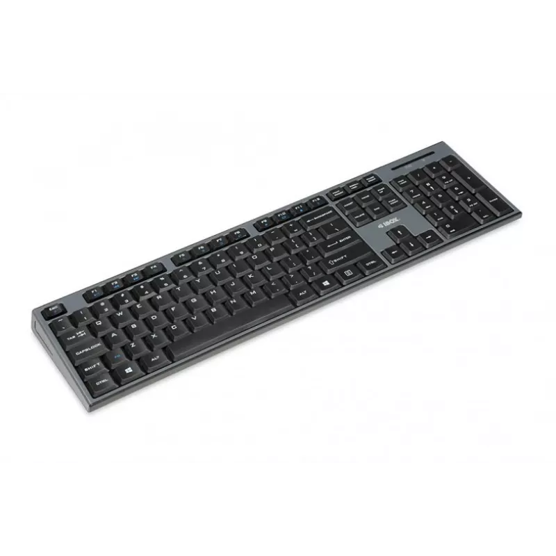 IBOX Desktop Kit Pro conjunto de teclado e rato sem fios, QWERTY tamanho completo 104 teclas, 2,4 GHz, 1200 DPI, preto