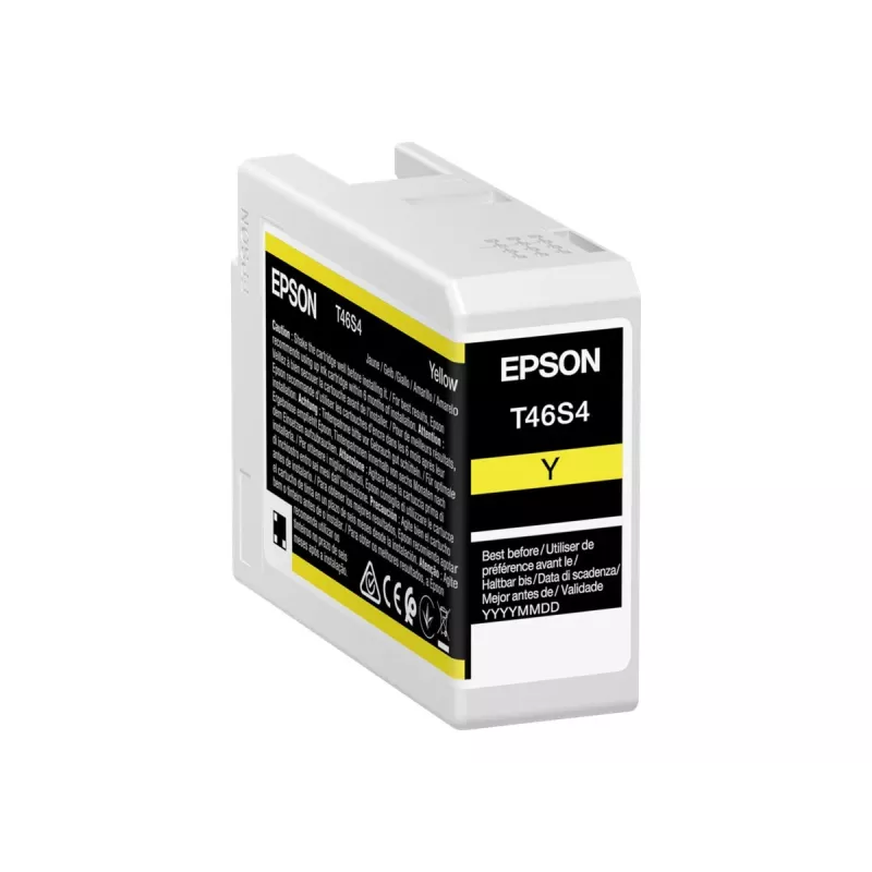 Cartucho de tinta Epson UltraChrome Pro 10 T46S4 amarelo original para impressão profissional