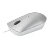 Rato ótico ambidestro com fios Lenovo 540 USB Type-C, 3 modos DPI, cinzento, 4 botões, cabo de 1,8 m