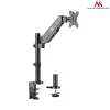 Suporte de monitor de secretária MACLEAN MC-775 para ecrãs de 32 polegadas (81,3 cm), VESA 75x75–100x100, até 8 kg, cinzento