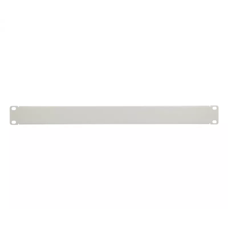 Painel cego para rack Extralink Front Blank Panel 1U 19 polegadas cinzento, caixa em aço