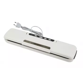 Máquina de vácuo de secretária ESPERANZA EKV002 — caixa compacta de plástico, largura de trabalho 30 cm, 110 W, branco