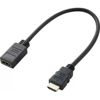 SpeaKa Professional SP-7870100 cabo HDMI 0,3 m HDMI Type-A (standard) preto (SP-7870100)