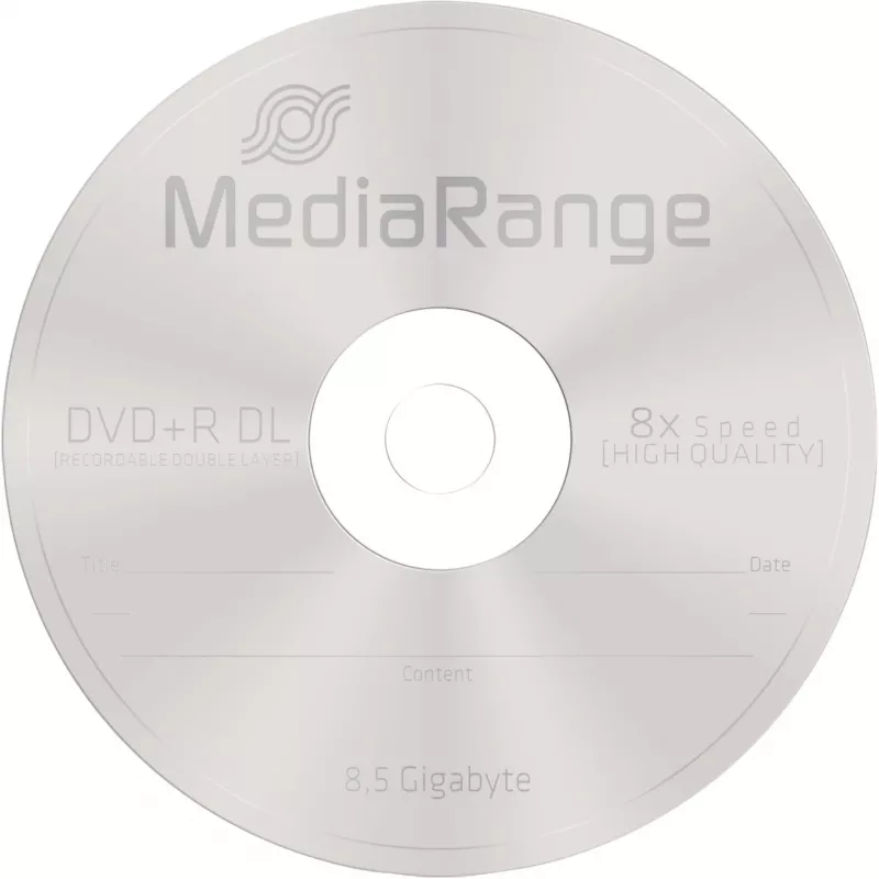 DVD+R DL MediaRange MR465 8,5 GB 5 unid.