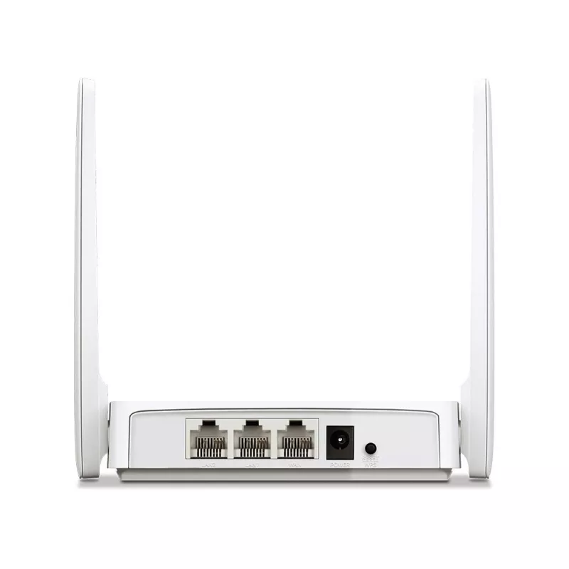 Router de secretária MERCUSYS AC10 Dualband 2,4/5 GHz Wi‑Fi 5, 4 antenas externas, 1x Fast Ethernet (WAN/LAN)