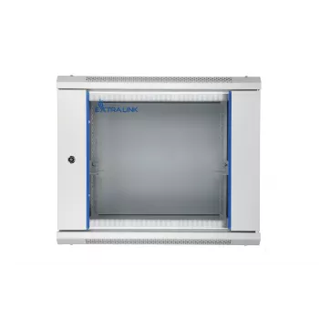Rack de parede Extralink 9U 600x450 cinzento