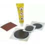 Kit de reparação de bicicleta FISCHER 85480 – kit de remendos compacto 4,8 x 9,8 x 1,8 cm