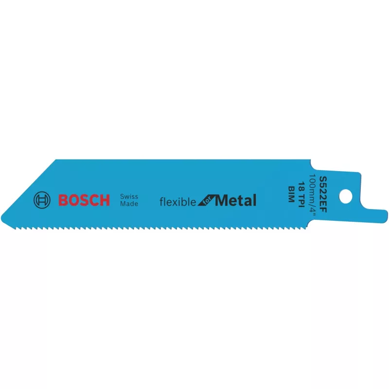 Lâmina de serra de vaivém Bosch S 522 EF bimetal 5 unid. corte de metal