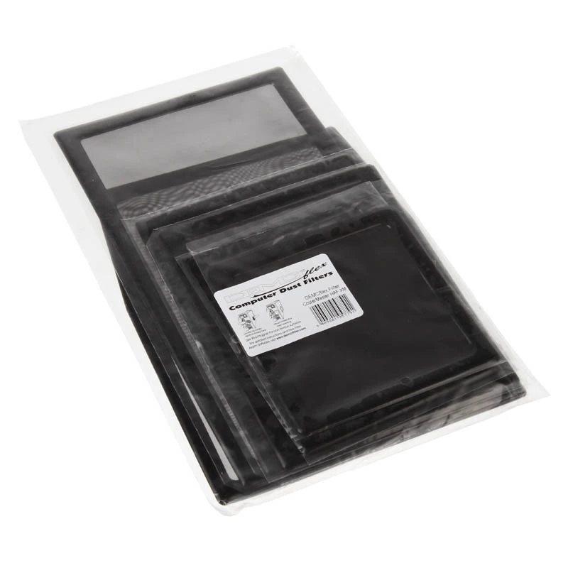 Conjunto de filtros de poeira Demciflex para Cooler Master HAF XM - preto/preto