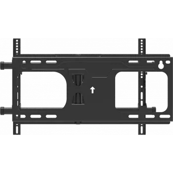 Vision VFM-WA6X4/3 - Conjunto de montagem (placa de parede, braço de parede) - para ecrã plano (braço de articulação dupla) - aço laminado a frio - Preto - Tamanho do ecrã: 106,7-177,8 cm (42-70) (VFM-WA6X4/3)