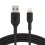 Belkin PVC USB-A para Lightning 3 m preto