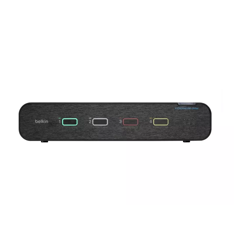 Belkin F1DN204KVM-UNN4 Universal Secure Dual-Head 4P comutador KVM de secretária