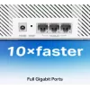 Sistema Mesh Wi-Fi TP-LINK Mercusys Halo H25BE (Wi-Fi 7, dual-band 2,4/5 GHz, 2880 Mbps) pack de 2, 3 antenas internas, branco