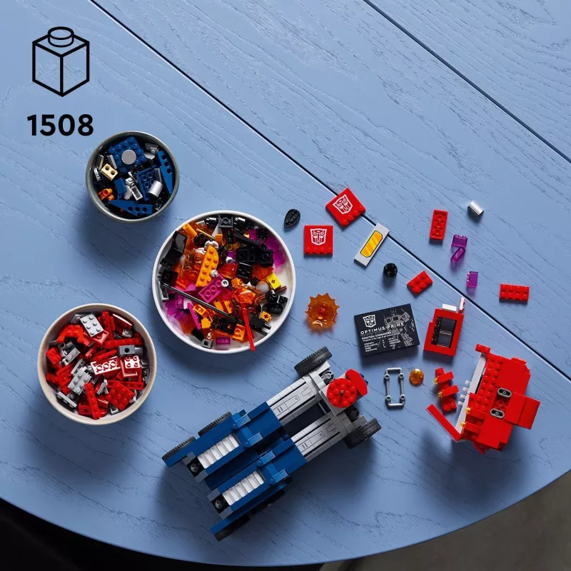 LEGO® 10302 Icons Optimus Prime, conjunto de modelo robô Transformers