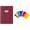 Capa para manuais escolares HERMA A4 azul-escuro 100% papel reciclado