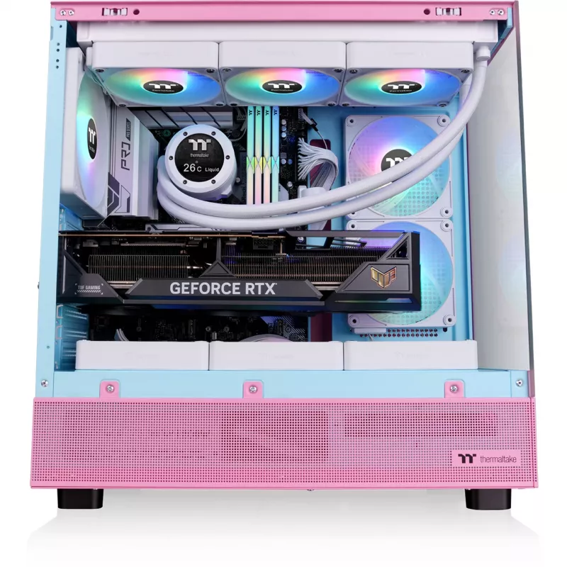 Thermaltake View 270 Plus TG ARGB Bubble Pink - caixa - ATX - Midi/Mini Tower - ATX