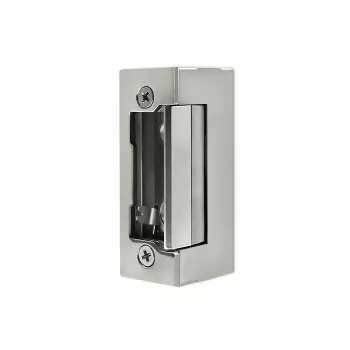 Fechadura eletromagnética QOLTEC 52459 12V simétrica com memória e bloqueio