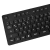 Teclado LogiLink ID0019A universal USB QWERTZ alemão preto