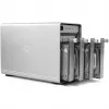 Mercury Elite Pro Quad, caixa para discos prateada, USB 3.2 Gen 2, pronta para RAID