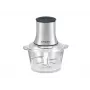 Beper P102ROB001 picador de alimentos, recipiente de vidro de 1,5 l, 500 W, 2 velocidades, 4 lâminas de aço inoxidável, aço inoxidável / preto