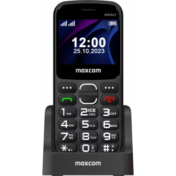 Maxcom Comfort MM443 S com bateria e carregador preto/preto