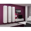Cama conjunto de armários de sala VIGO 14 branco/branco brilhante