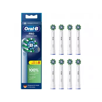Cabeças de escova Oral-B EB50RX-8 CrossAction, 8 unid.