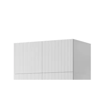 Roupeiro cama meble PAFOS 2D BASE 90×55,5×45 cm branco mate, 2 portas
