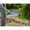 Gardena 17012-20 – Pá de drenagem – aço – preto – em D – monocromático