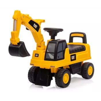 Escavadora de deslize milly mally 5298 – escavadora de deslize para criança com design realista e construção estável