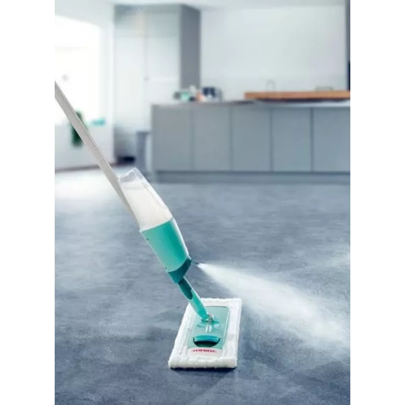 Mopa Leifheit Easy Spray XL microfibra seco e húmido microfibra verde, branco